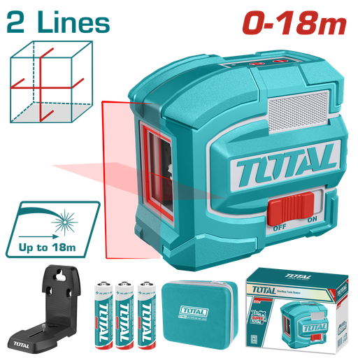 [21033] NIVEL LASER 0-18M  LUZ ROJA  INDUSTRIAL SUPER TOTAL (TLL156503)