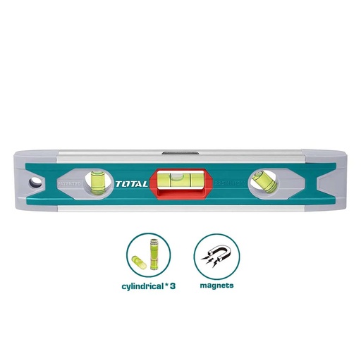 [16317] NIVEL TORPEDO BORDE ALUMINIO 225MM SUPER SELECT TOTAL (TMT2235)