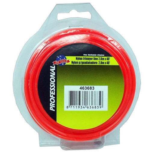 [4242] NYLON GUADANA NARANJA M.P 2.8MMX40 X 12 MTS (1108059)