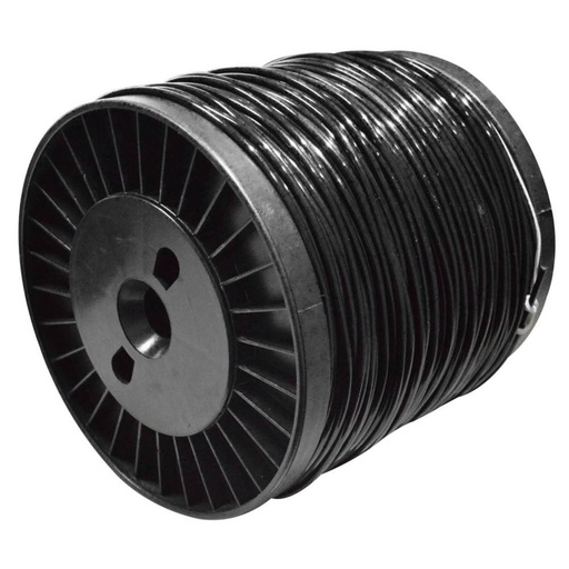 [3167] NYLON GUADANA NEGRO / ROJO REDONDO 2.8MM X 200 MTS