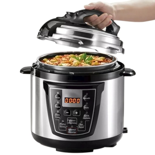 [21132] OLLA A PRESION  DIGITAL MULTIUSOS 5L 120V DECAKILA (KUER041M)
