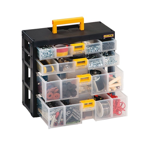[15477] ORGANIZADOR MODULAR GAVETAS 2 X 40 + 2 X 80 NEGRO RIMAX (3460)