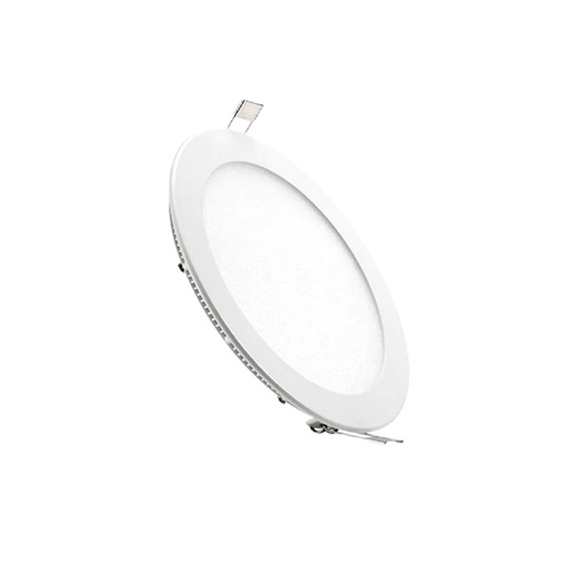 [8380H] PANEL LED 9W REDONDO INCRUSTAR LUZ DIA VHARBOR 6500K 85-265V(HT80510)