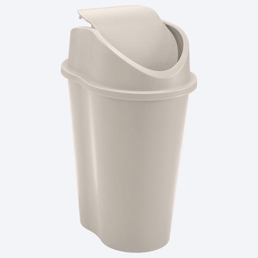 [19026] PAPELERA STYLE TV 10 L TAUPE RIMAX