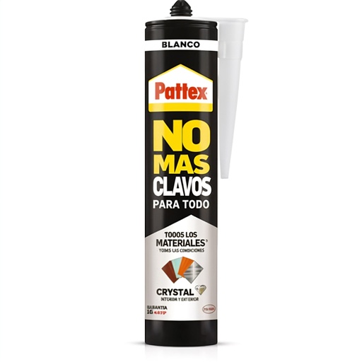[15024] PATTEX NO MAS CLAVOS 290 GMS CRYSTAL HENKEL (2472741)