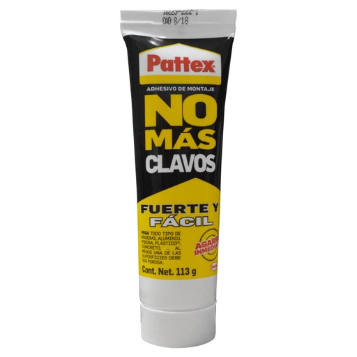 [7430] PATTEX NO MAS CLAVOS FUERTE Y FACIL HENKEL 113 GMS (2668452)