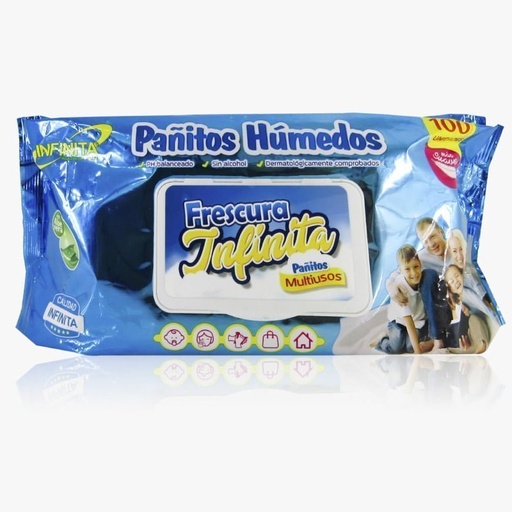 [20921] PAÑITOS HUMEDOS INFINITA MULTIUSOS X100 UNIDADES(INFPH100)