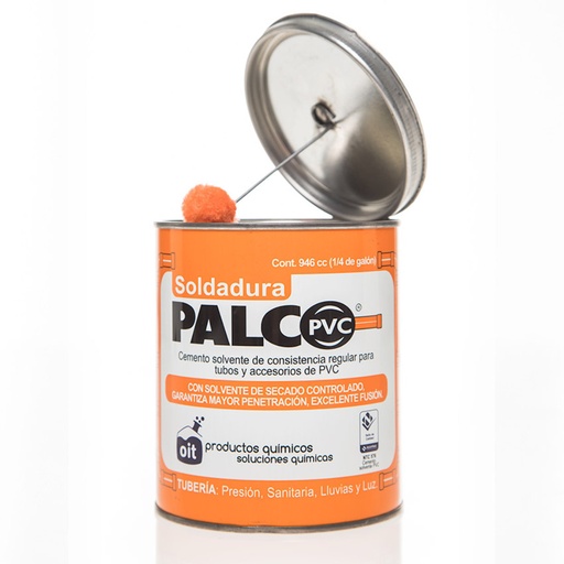 [8709] PEGA PVC FINA PALC 1/4 (960 CC) (CERTIFICADA)