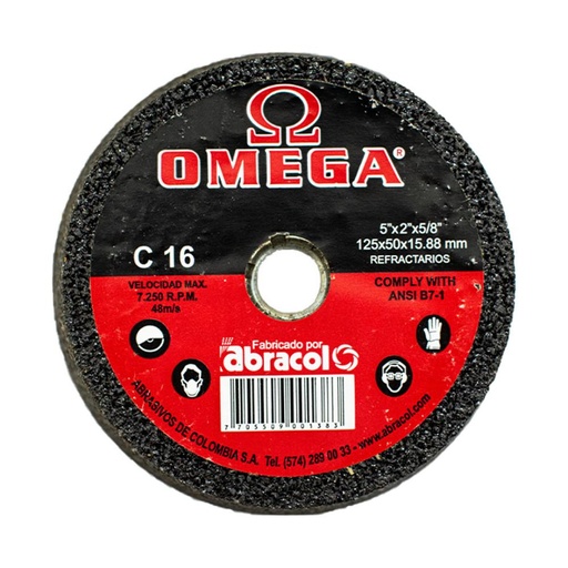 [14434] PIEDRA MARMOL OMEGA 5" GRANO 16 (ABCO1C016525)