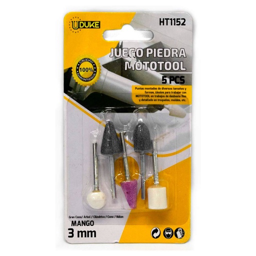 [13536] PIEDRA MOTO TOOL X 5PCS UDUKE (HT1152)