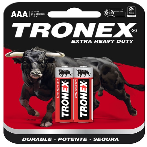 [19107] PILA MANGANESO TRONEX EHD AAA BLISTER X2