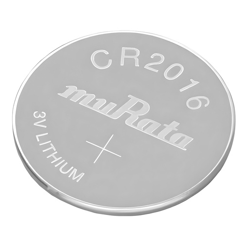 [11875A] PILA MONEDA MURATA LITHIUM 3V CR2016 BLISTER X 5 (PRECIO X UNIDAD)