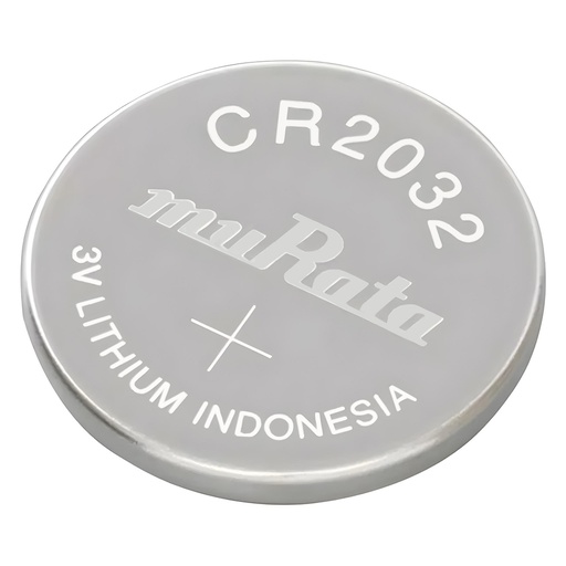 [11420A] PILA MONEDA MURATA LITHIUM 3V CR2032 BLISTER X 5 (PRECIO X UNIDAD)