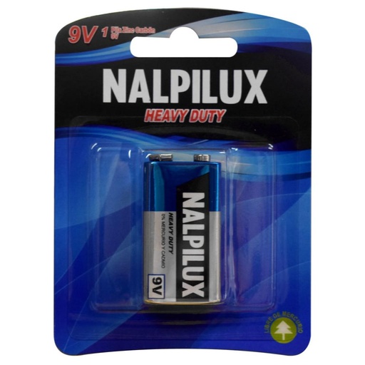 [13384] PILA NALPILUX 9V (CUADRADA)