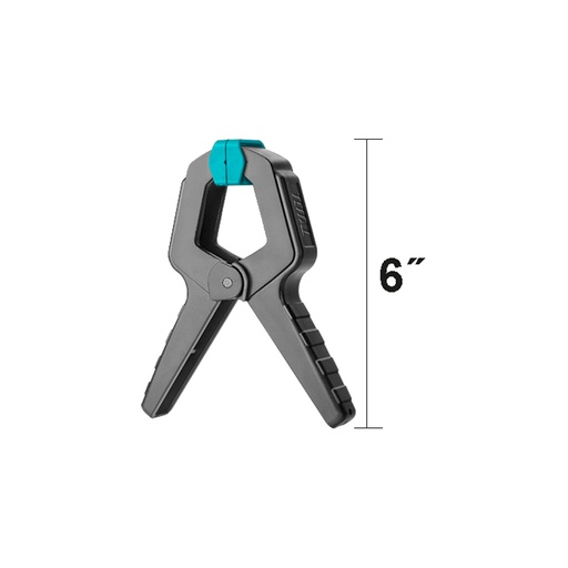 [15514] PINZA DE RESORTE PARA SUJECION 6 FUERZA DE AGARRE 15 KG TOTAL (THT13362)