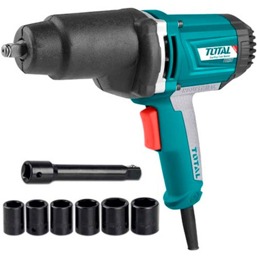 [14840] PISTOLA IMPACTO ELECTRICA 1050W 120V INDUSTRIAL CAJA DE ENGRANAJES EN ALUMINIO 550NM TOTAL (UTIW10101)