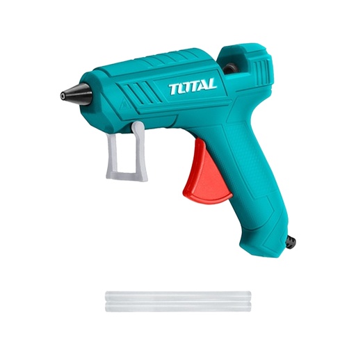 [14751] PISTOLA SILICONA 100W 120V TOTAL (UTT101116) ( BARRA GRUESA )