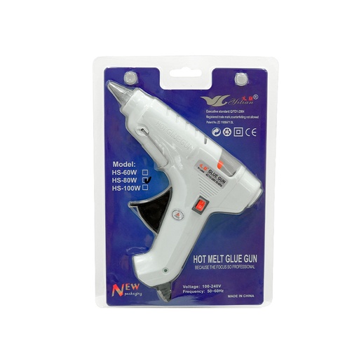 [10924A] PISTOLA SILICONA GRANDE 80W CON SWICHE (HT80034)