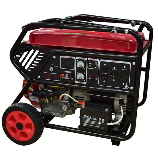 [13213] PLANTA GENERADORA ENERMAX GASOLINA 7000W 5.5 KW 120/240VAC (G6500DLXE)