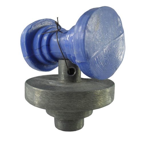 [4652] PLOMADA CASTANO 500 GRS GRANDE ESCALONADA (ANTIMONIO)