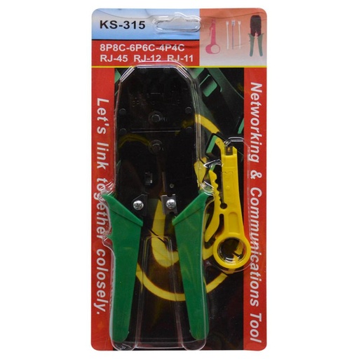 [9957] PONCHADORA TELEFONO 3 PLUG 4-6-8 (RJ45 OUBAO ) SZ-315