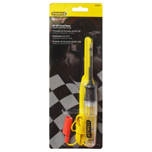 [8213] PROBADOR DE CIRCUITOS STANLEY 6V 12V (78-207)