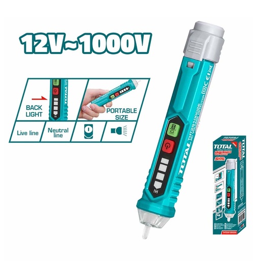[16318] PROBADOR DE CORRIENTE DIGITAL 12V - 1000V SUPER SELECT TOTAL (THT29100026)