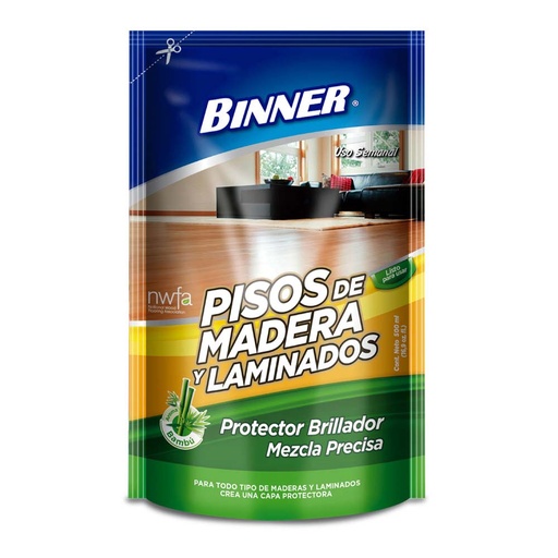 [16422] PROTECTOR BRILLADOR PISOS MADERA MEZCLA PREC DOYPACK 500ML (201665)