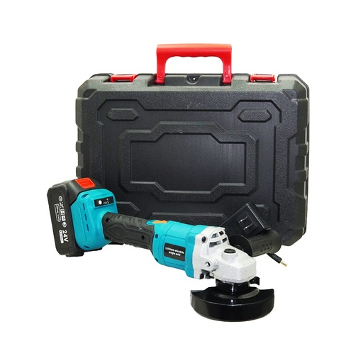 [19763] PULIDORA INALAMBRICA 4 1/2 24V INCLUYE BATERIA Y CARGADOR (HT2186)