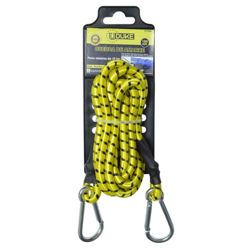 [8296] PULPO INDIVIDUAL GRUESO UDUKE 180 CM CON GANCHO ALPINISTA (HT50085)