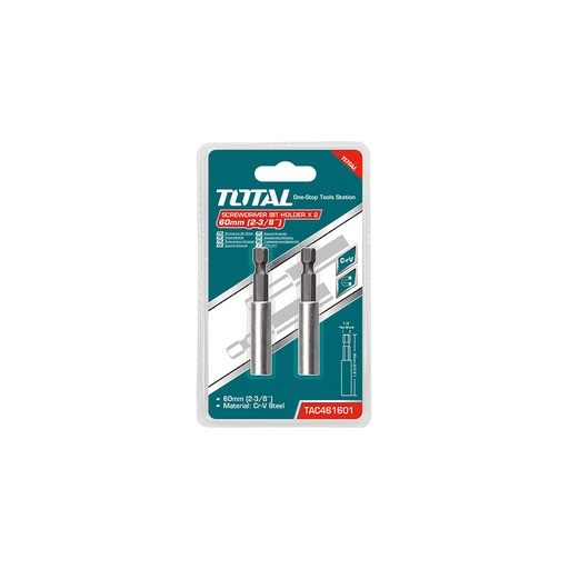 [15290] PUNTA EXTENSION 60 MM JUEGO X 2 PZS PARA TALADRO TOTAL (TAC461601)