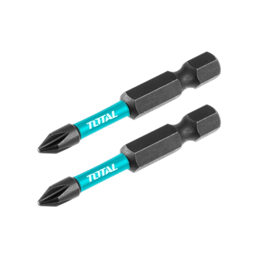 [20585] PUNTAS TALADRO IMANTADA 50MM (+) (+) JUEGO X 2 PZS INDUSTRIAL SUPER TOTAL (TACIM71PH250)