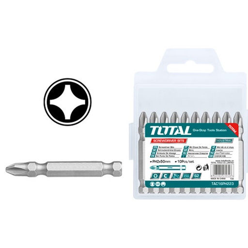 [15657] PUNTAS TALADRO INDUSTRIAL (+) JUEGO X 10 PZS TOTAL (TAC16PH223)