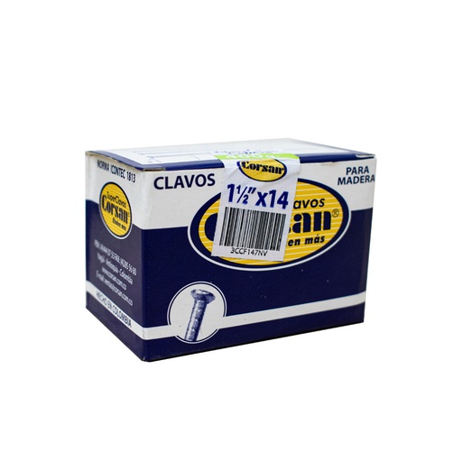 [1873A] PUNTILLA COMUN CON CABEZA 1 1/2 CORSAN (400 GR)