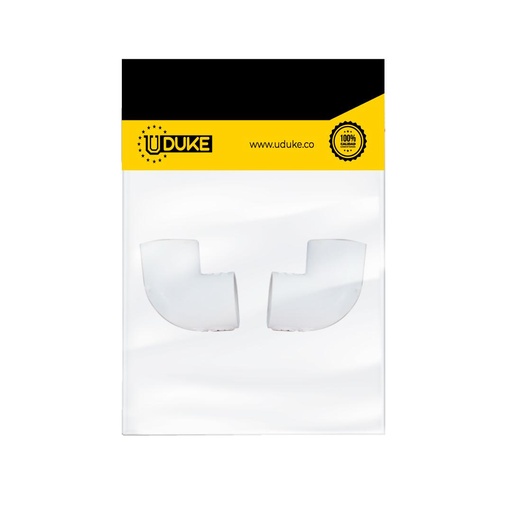 [1808K] PVC CODO  1/2 PAQ X 2 UDUKE