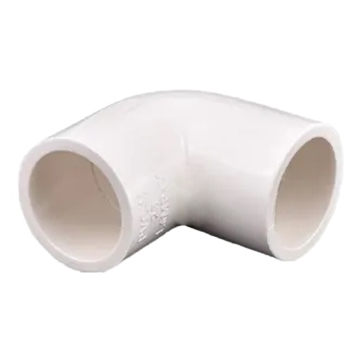 [1808K] PVC CODO  1/2 PAQ X 2 UDUKE