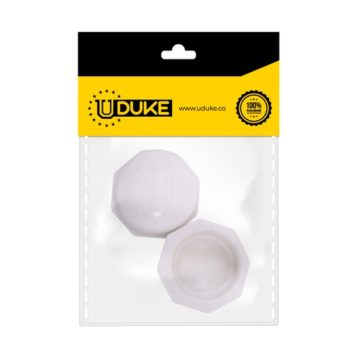[1679AK] PVC TAPON LISO ORIGINAL PQT X 2 UDUKE