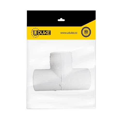 [1814K] PVC TEE 1/2 ORIGINAL PQT X 1 UDUKE