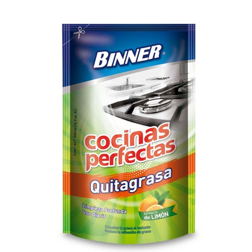 [16457] QUITAGRASA REPUESTO COCINAS PERFECTAS.500ML (109907)
