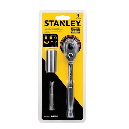 [17812] RACHE CON COPAS 3/8 X 3 PZS STANLEY (STMT82751)