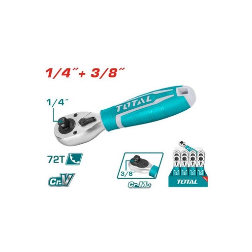 [16597] RACHE INDIVIDUAL 1/4 INTERCAMBIABLE A 3/8 INDUSTRIAL MANGO CAUCHO TOTAL (THT1061438)