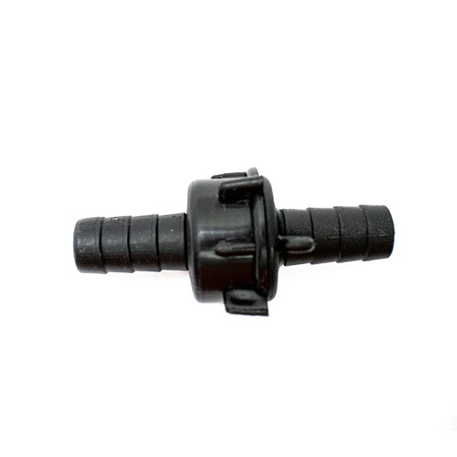 [1508B] RACOR MANGUERA PLASTICO NEGRO EN POLIPROPILENO DE ALTO IMPACTO