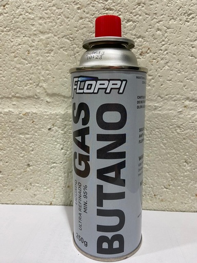 [17278] RECARGADOR GAS REPUESTO PARA CAMPING 250G FLOPPI (ESTUFA PORTATIL-FLAMEADORES) (FL-RG7)