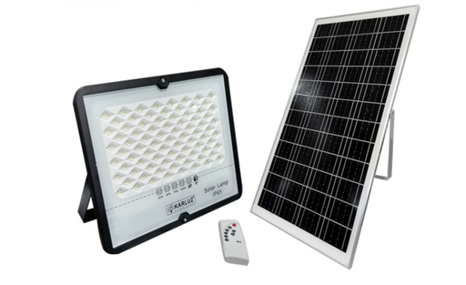 [13951A] REFLECTOR LED 200W LUZ DIA SOLAR PRO  + PANEL SOLAR (IP65) 3.2V 20000mHA (6500K)(KL-3171)(REEMPLAZA KL-2837)