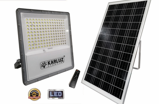 [19766] REFLECTOR LED PRO 400W 3.2V LUZ DIA + PANEL SOLAR (IP65) (6500K)(KL-3172)