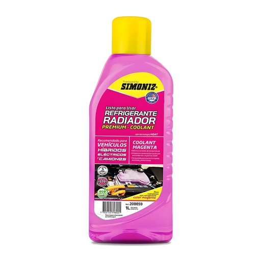 [20638] REFRIGERANTE RADIADOR HYBRIDO-ELECTRICO 1000ML SIMONIZ (208859)