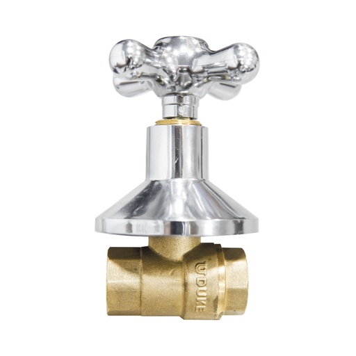 [13595] REGISTRO DUCHA CRUCETA CUELLO LARGO CIERRE RAPIDO PASO COMPLETO UDUKE (HT1229)