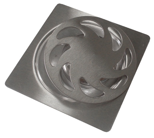 [13658] REJILLA PISO ACERO INOXIDABLE 10X10 UDUKE OVALADA (HT1327)