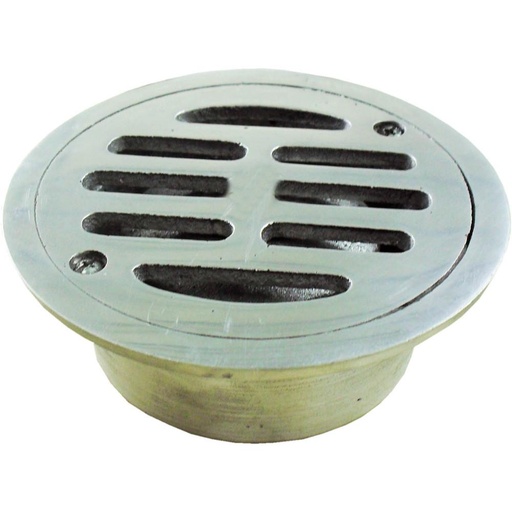 [3626] REJILLA PLANA ALUMINIO CON SOSCO SIFON 2X3