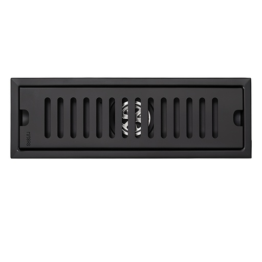 [17823] REJILLA SIFON PISO CORRIENTE  ACERO INOXIDABLE  
NEGRA
10x20CM UDUKE (HT1585)